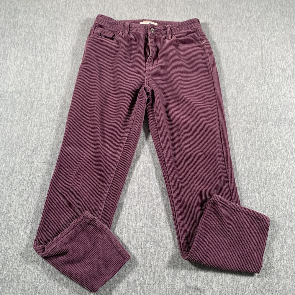 Pacsun Corduroy Pants Womens 25 Purple Mom‎ Jean Cotton Casual Pockets